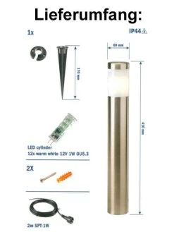 Gartenleuchte 'Albus' Von Garden-Lights (Art.Nr. 4024601) 7 Gartenleuchte 'Albus' Von Garden-Lights (Art.Nr. 4024601) -Gartenpflanzen abatros 3 76129 2 1280x1280