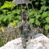 Bronzefigur Flo Mit Schirm (Art.Nr. 88649) -Gartenpflanzen bronzefigur flo schirm 1280x1280