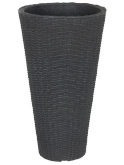 Pflanzkübel Geflecht-Dekor