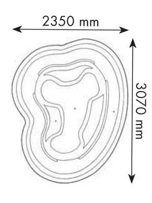 Teichbecken 171 Koi (GFK) - XXL-Produkt 4 Teichbecken 171 Koi (GFK) - XXL-Produkt – Bild 2