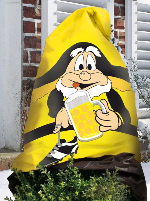 Winterschutz Vlieshaube "schwarz-gelb" (Art.Nr. Vi29135) 3 Winterschutz Vlieshaube "schwarz-gelb" (Art.Nr. Vi29135)